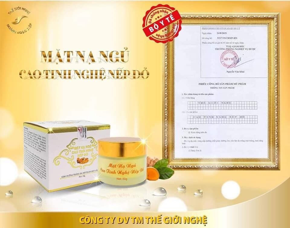 Cao tinh nghệ nếp đỏ Thế Giới Nghệ ( Hoàng Ngọc Diệp)