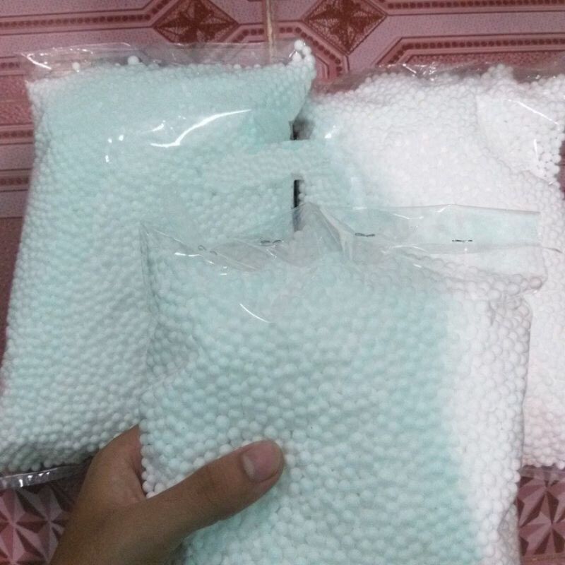 Hạt xốp câu lăng xê, hạt xốp trắng.