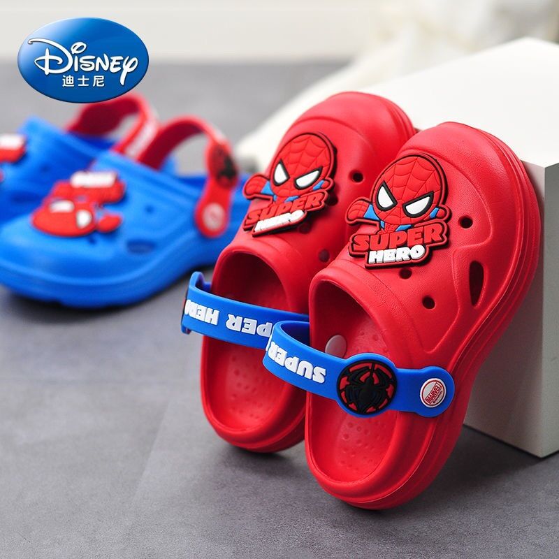 Sục cho bé trai hero cao cấp, dép cho bé trai 2,3,4,5 tuổi chống trơn trượt cao cấp