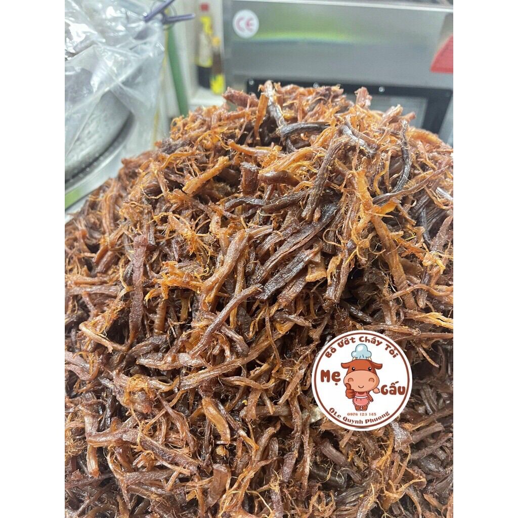 Bò ướt sợi cháy tỏi thơm ngon 200gr