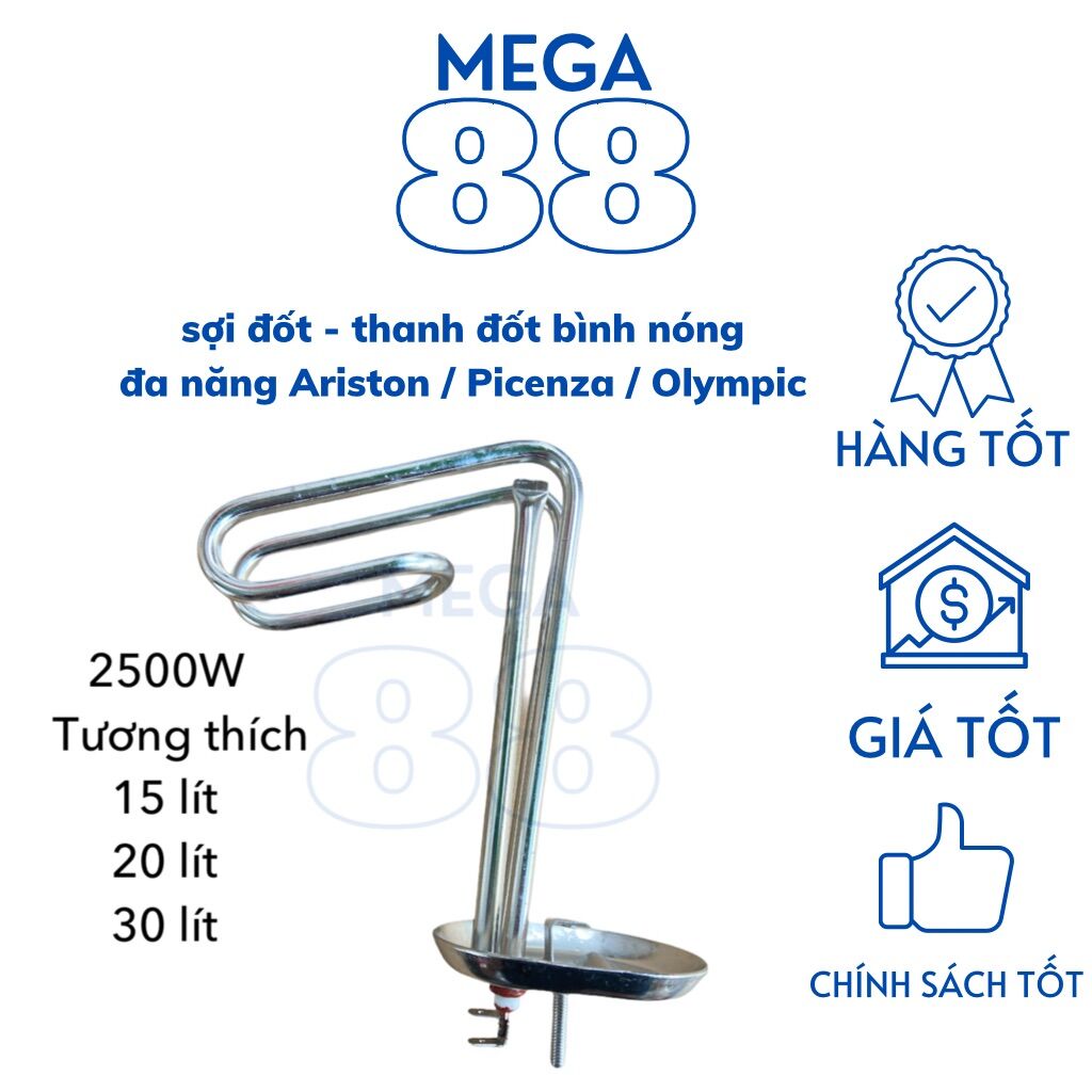 Thanh đốt bình nóng lạnh Ariston Picenza Olympic - sợi đốt bình nóng lạnh đa năng loại tốt