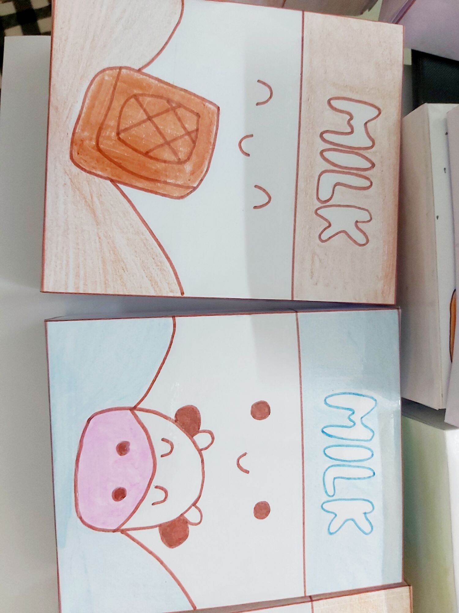 Squishy giấy sữa các vị handmade