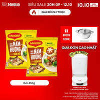 [ƯU ĐÃI THÁNG 10] [FREESHIP TOÀN QUỐC] Combo 2 bịch Hạt Nêm Nấm Hương MAGGI MỚI 450g - THÊM NẤM MỐI
