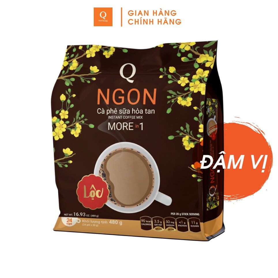 SỈ👉 Thùng Caphe Ngon Trần Quang bịch lớn (10bich×1.04kg)
