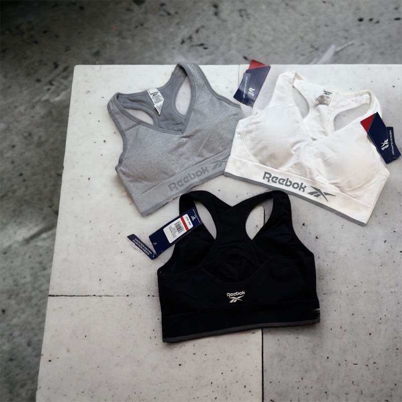 Áo bra tập thể thao reebok cổ tim