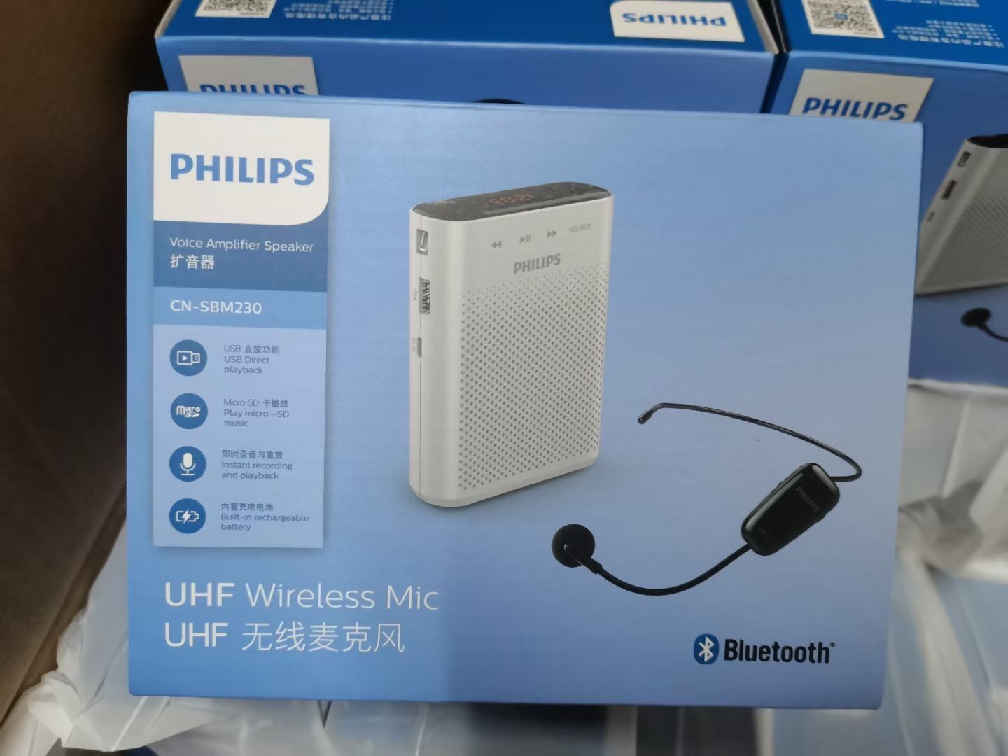 Loa trợ giảng không dây cao cấp Philips SBM230 UHF có Bluetooth