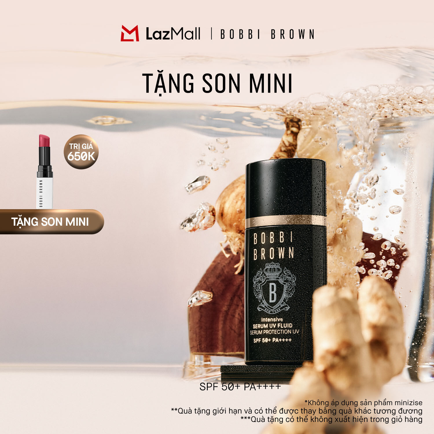 [MỚI] Sữa chống nắng Bobbi Brown Intensive Serum UV Fluid SPF 50+ PA++++ | Mỏng nhẹ, giữ da săn chắc và căng mọng