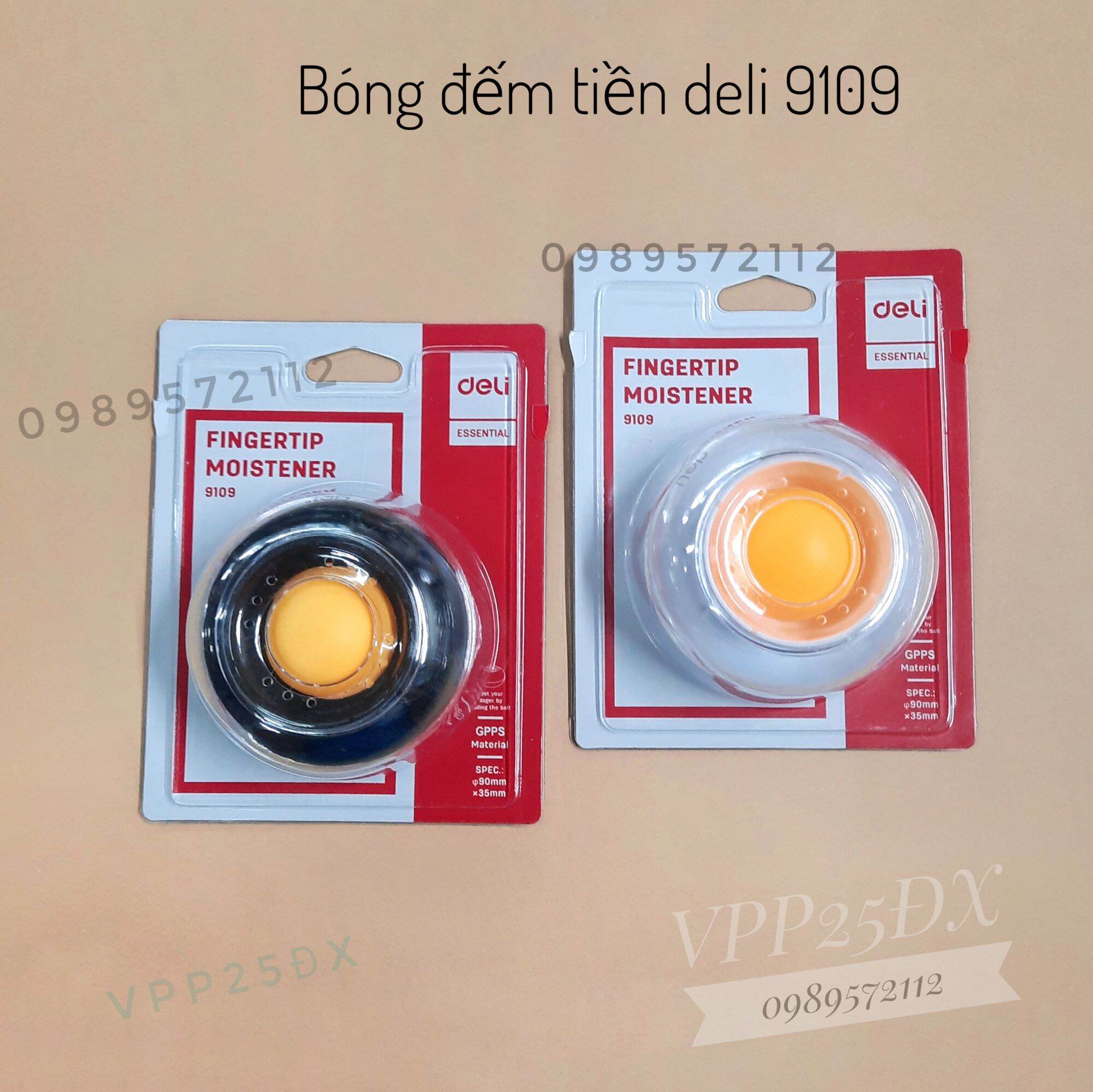 Bóng đếm tiền deli 9109. (1 cái)