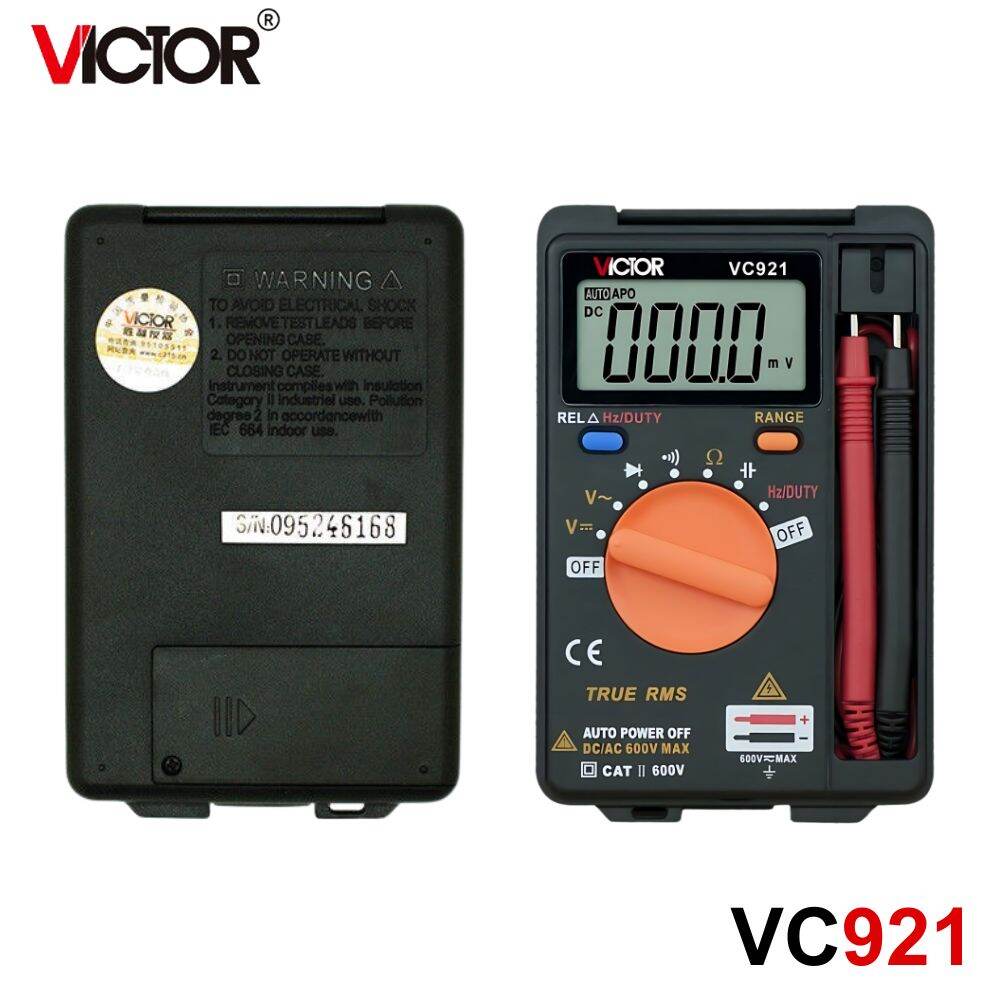 Đồng hồ vạn năng bỏ túi victor vc-921 đo điện áp, điện trở, tụ điện, tần số