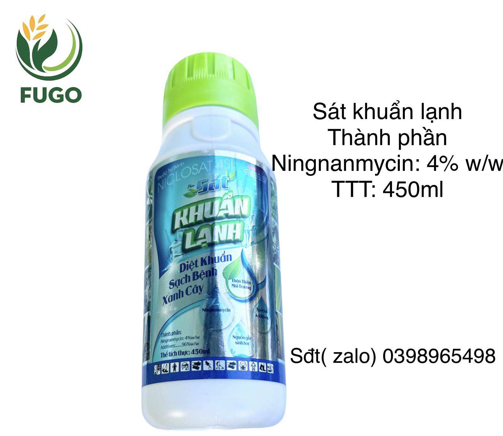 Sát khuẩn lạnh Ningnanmycin 4% w/w