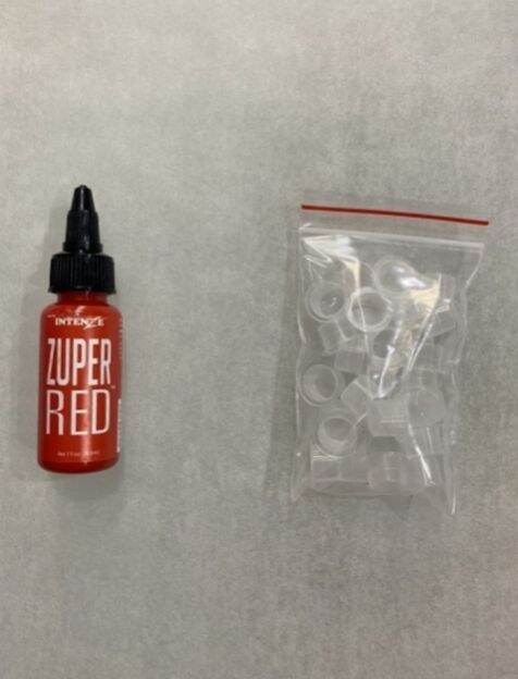 Mực xăm trung cấp mầu đỏ 30ml Zuper Red