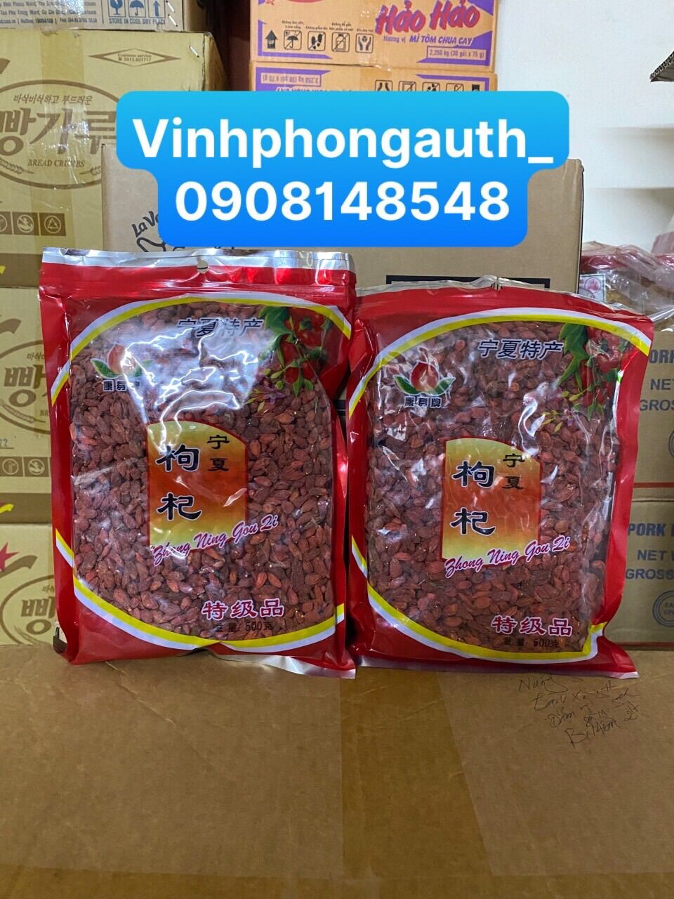 Kỉ tử đóng gói 100gr