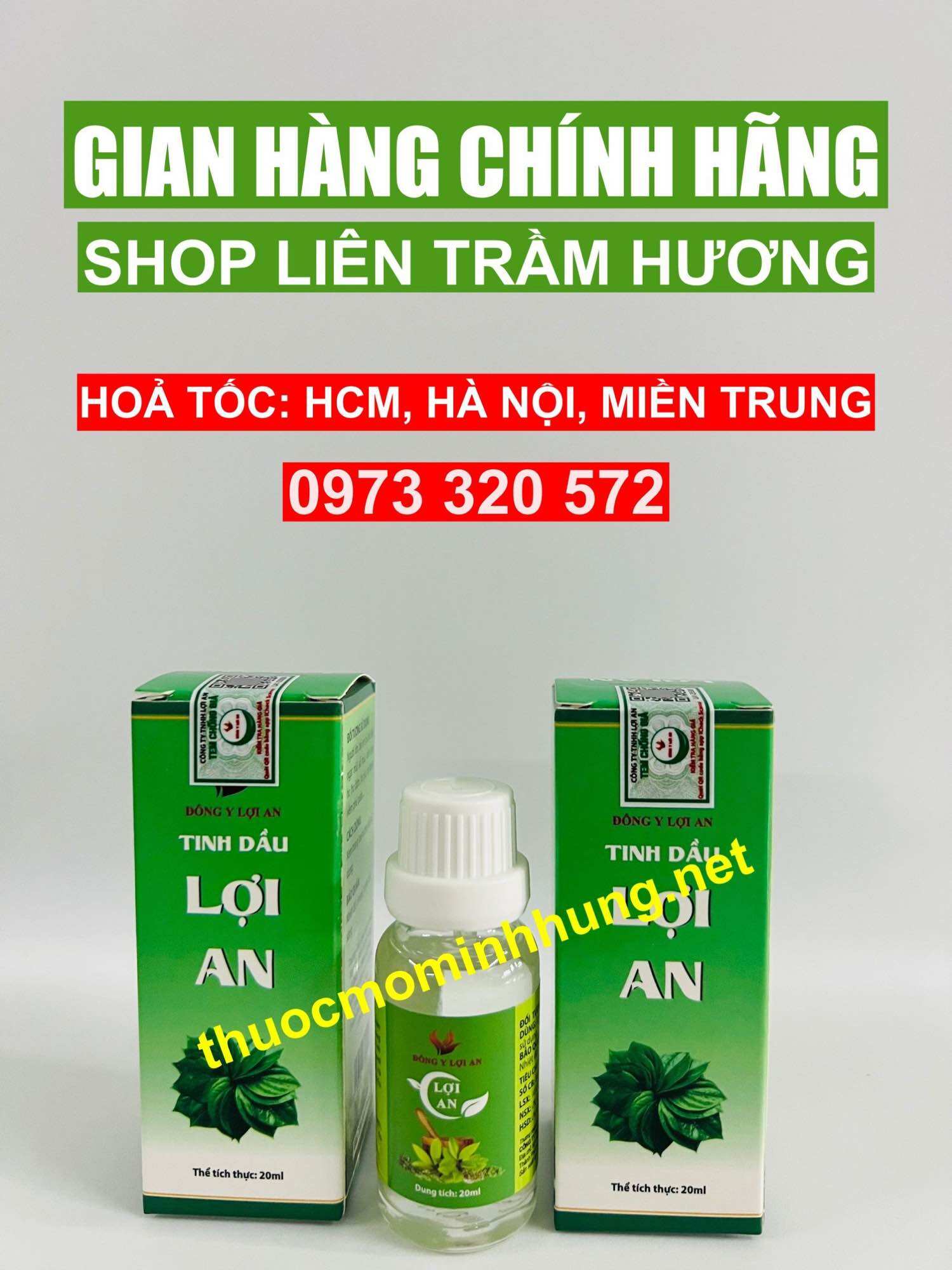 Combo 2 tinh dầu Lợi An chính hãng + Kèm quà Tặng