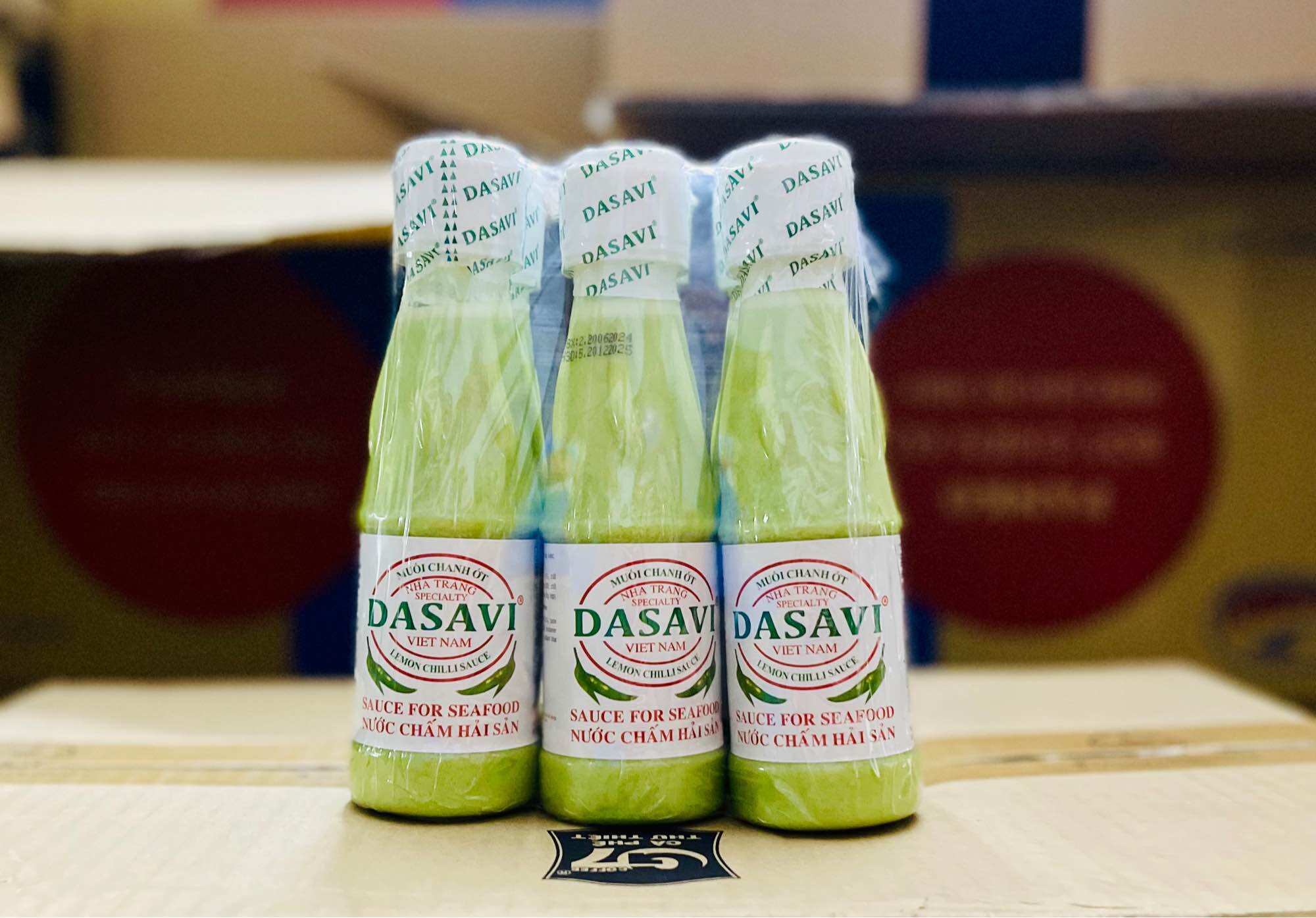 Muối chanh ớt Dasavi chai (130-260g)