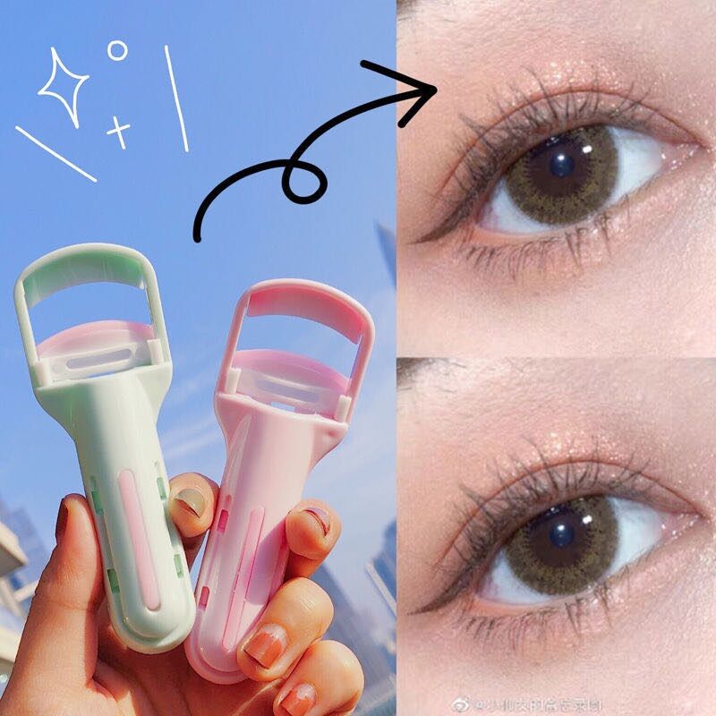 Combo 2 Dụng cụ bấm lông mi MALIAN không dùng pin có đệm cao su tiện dụng