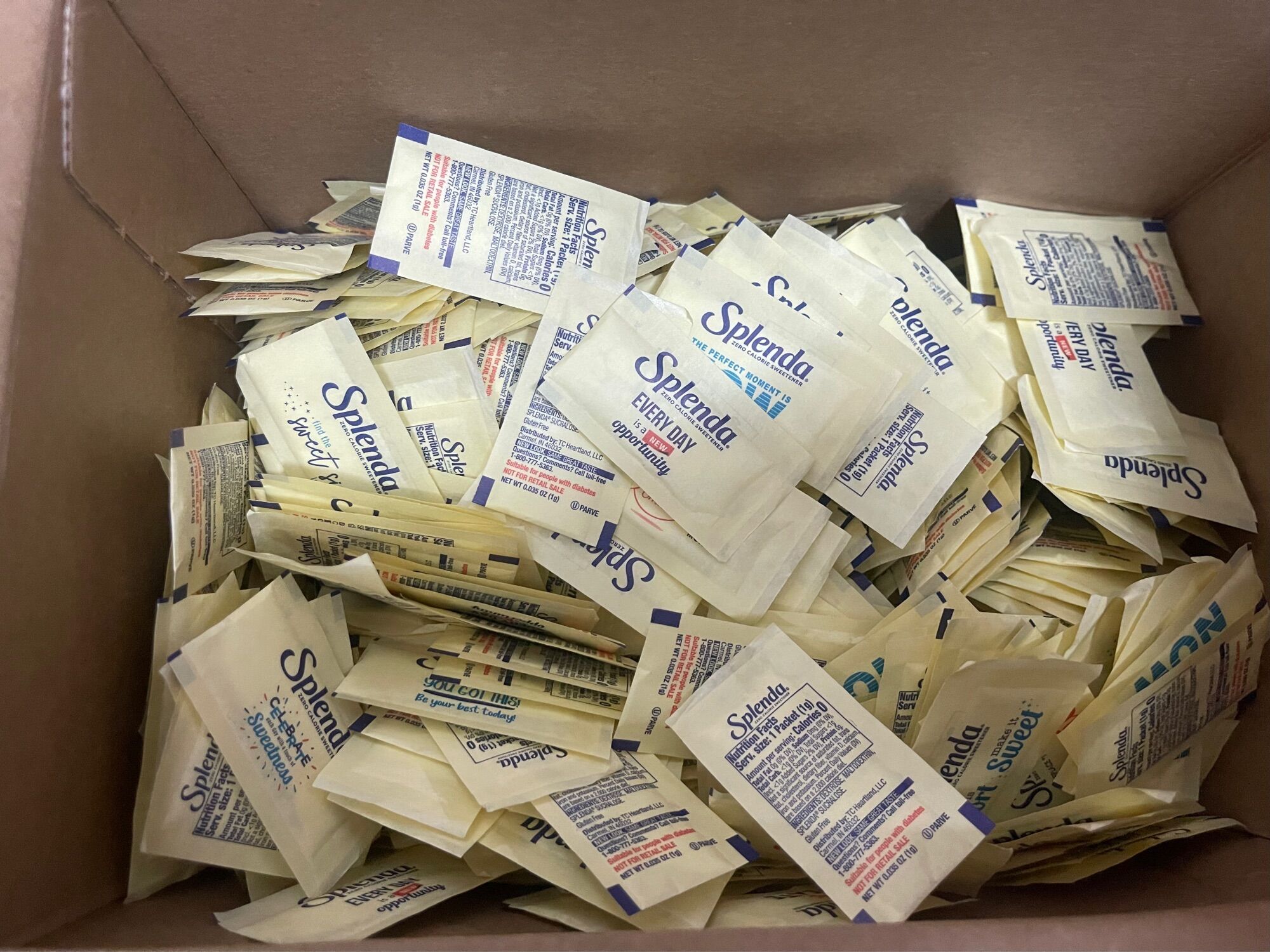 Combo 100 gói đường ăn kiêng splenda hàng mỹ