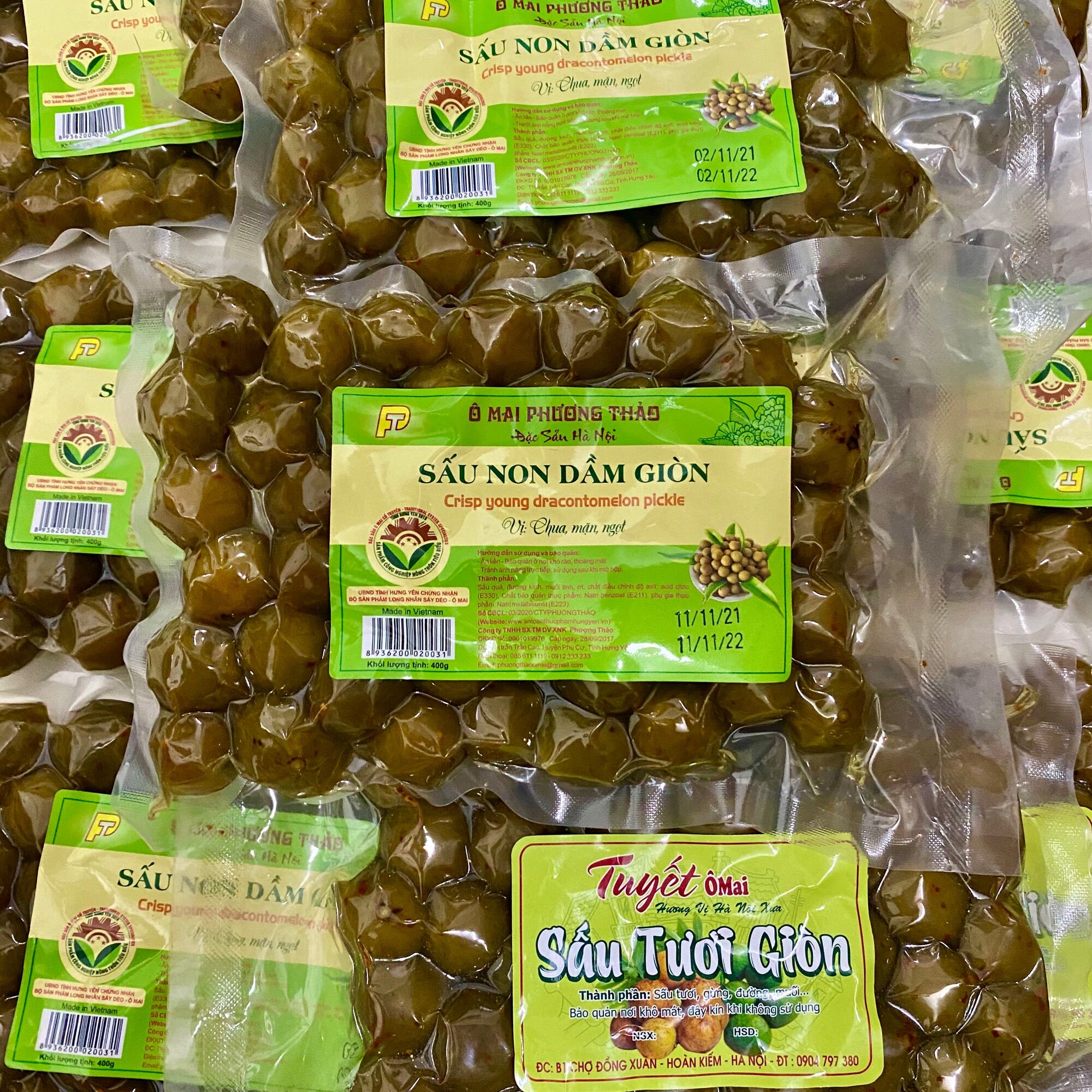 400g Sấu bao tử đâm giòn chua cay