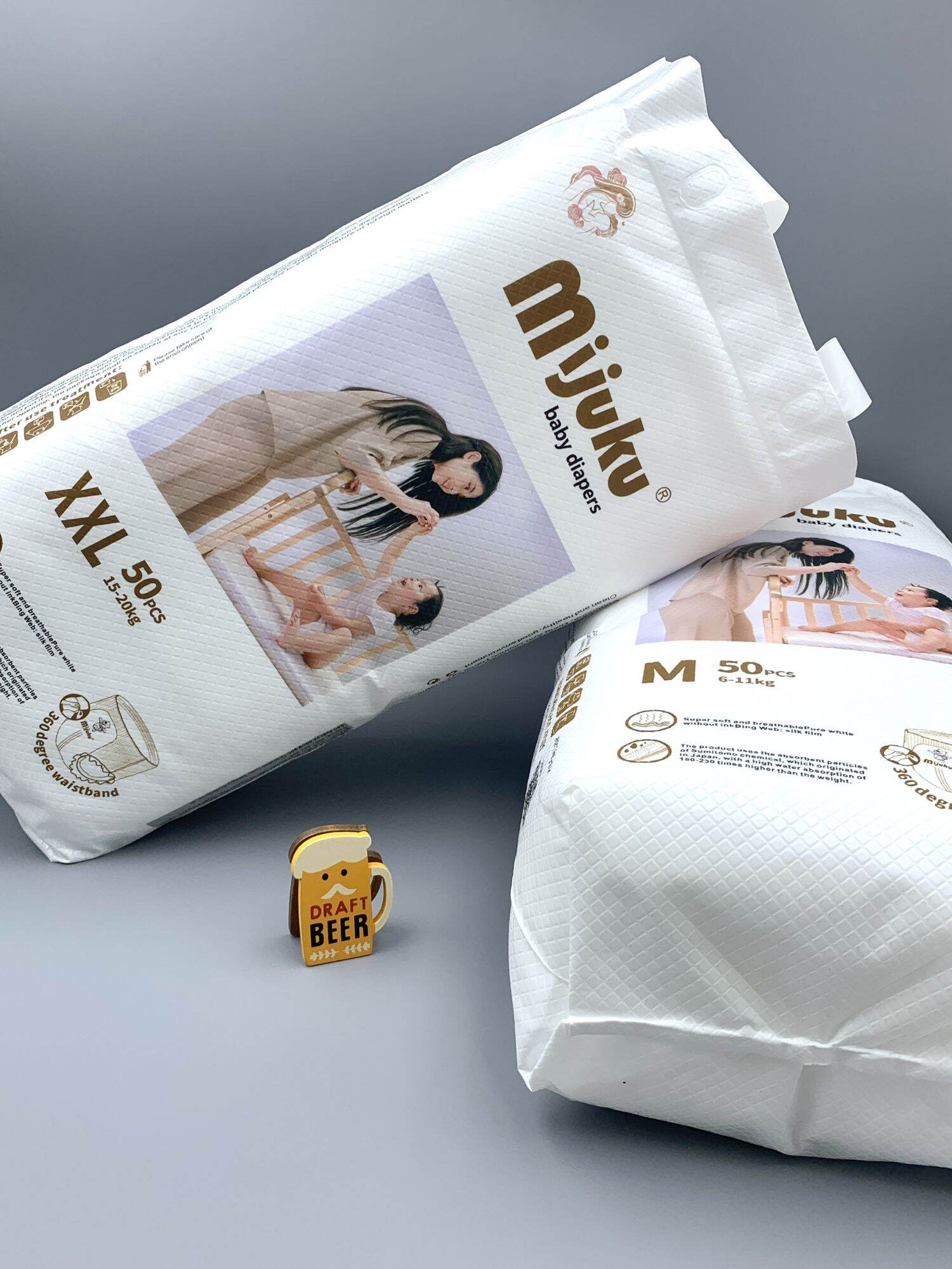 Bỉm tã MIJUKU chính hãng 50 miếng size s-5xl siêu thấm hút mềm mịn sử dụng cho e bé da nhạy cảm