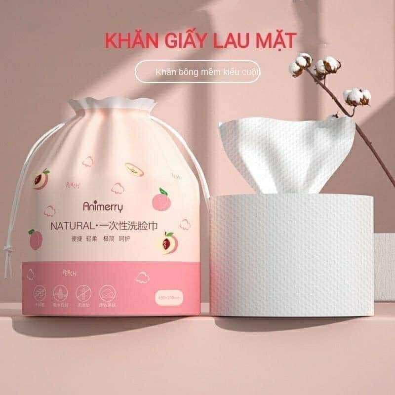 Khăn giấy lau mặt dùng 1 lần animery