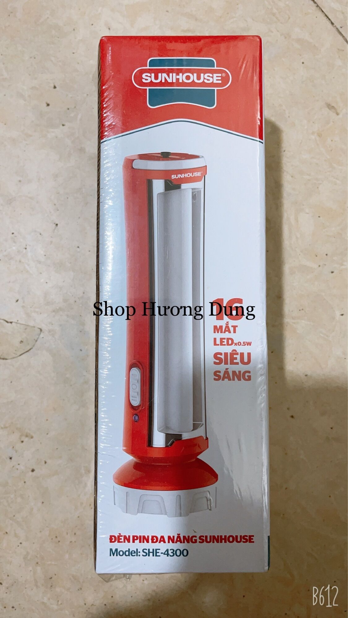 Đèn pin tích điện Sunhouse SHE - 4300