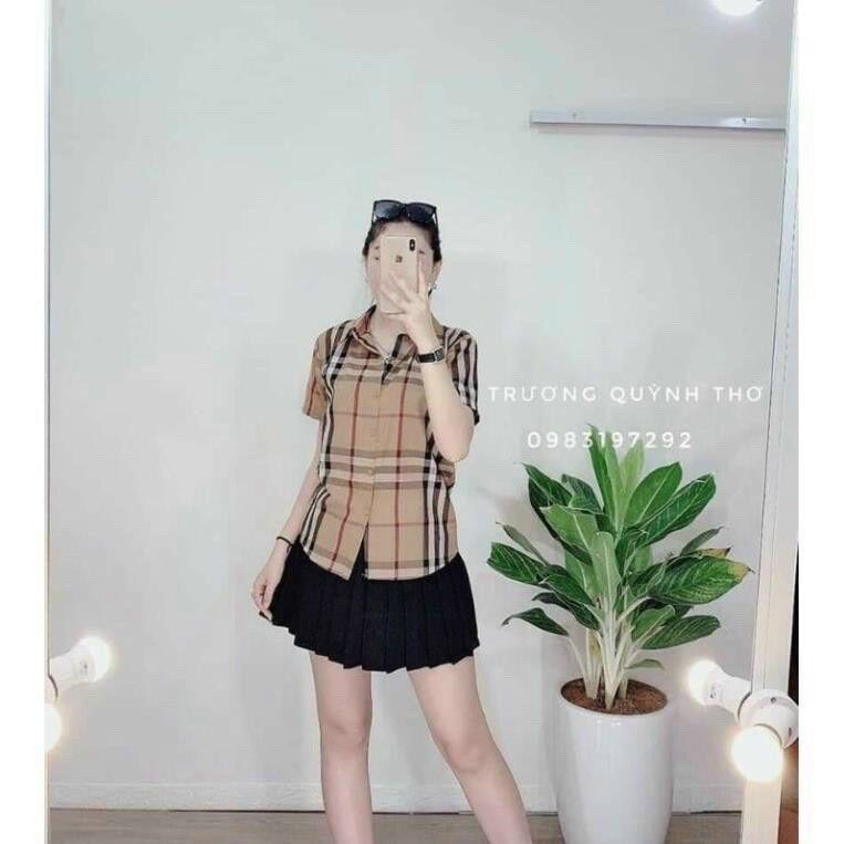 Áo Sơ Mi Tay Ngắn Burberry