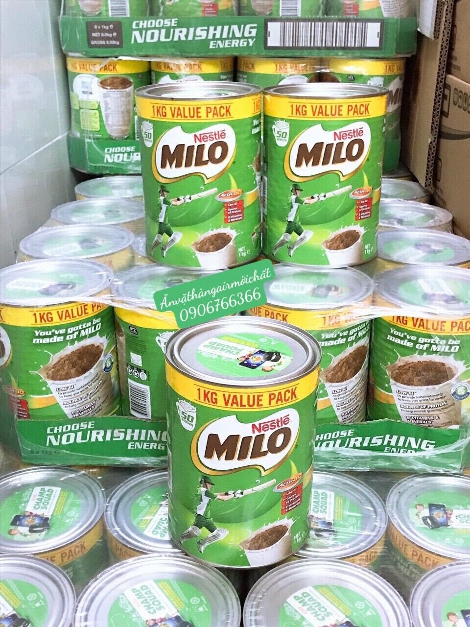 [NEW DATE 06/2026]Sữa Bột Milo Úc Hộp 1 Kg