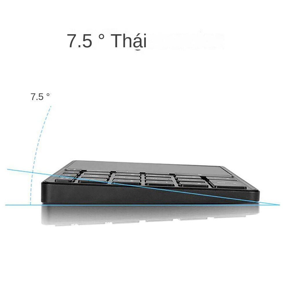 USB+Bluetooth Numeric Keypad with Touchpad Wireless Digital Keyboard for Mac OS Accounting Windows IOS 22 Keys Number Keypad