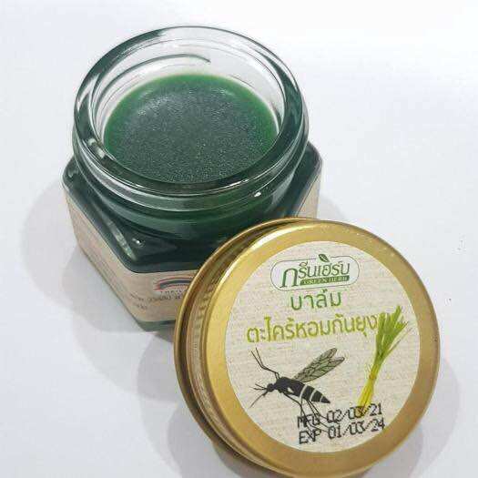 DẦU CÙ LÀ GREEN HERB MUỖI SẢ (nắp thiếc) - THAI LAN 20Gr