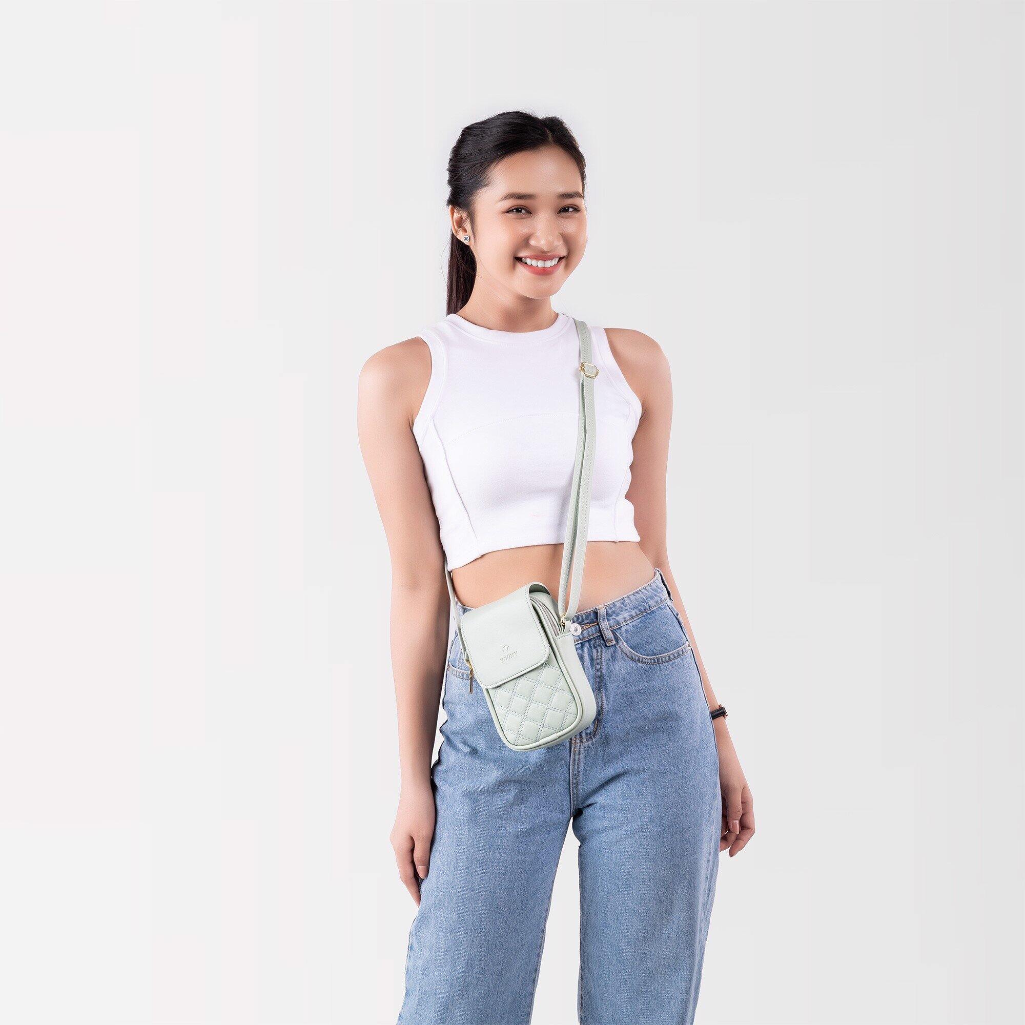 Túi đeo chéo da nữ mini Yuumy Seasand YN150