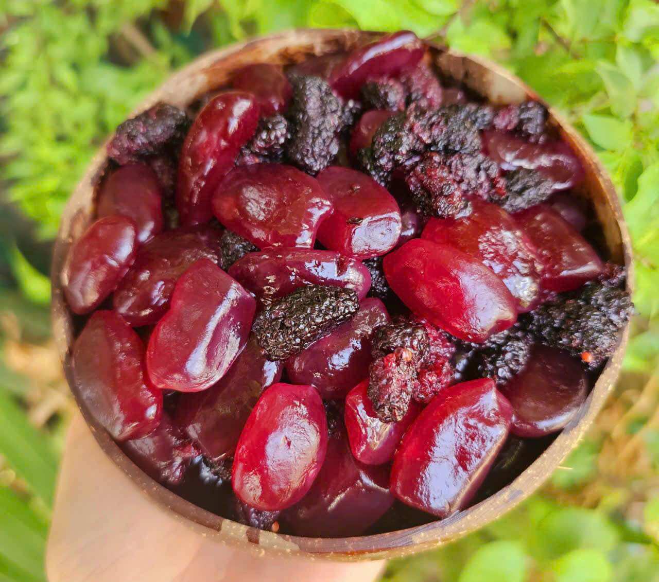 Đác rim dâu tằm ăn liền hộp 550gr