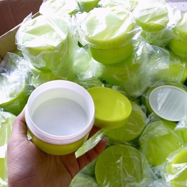 Hủ đựng kem body 100gr-màu xanh bơ