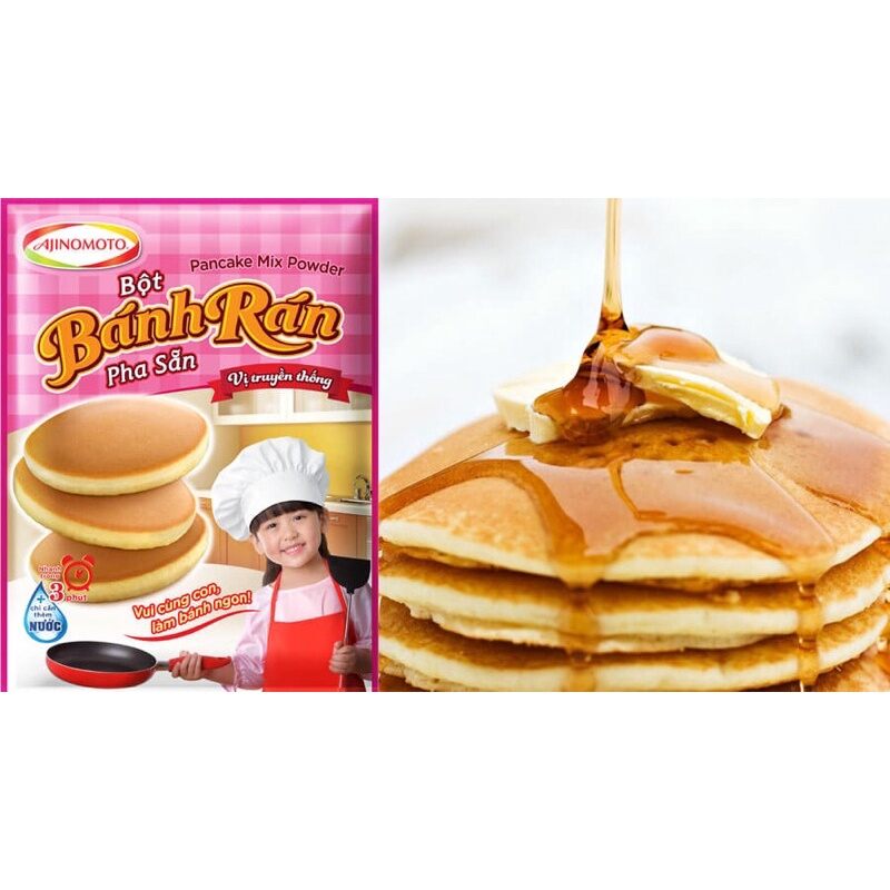 bột làm bánh rán đủ vị