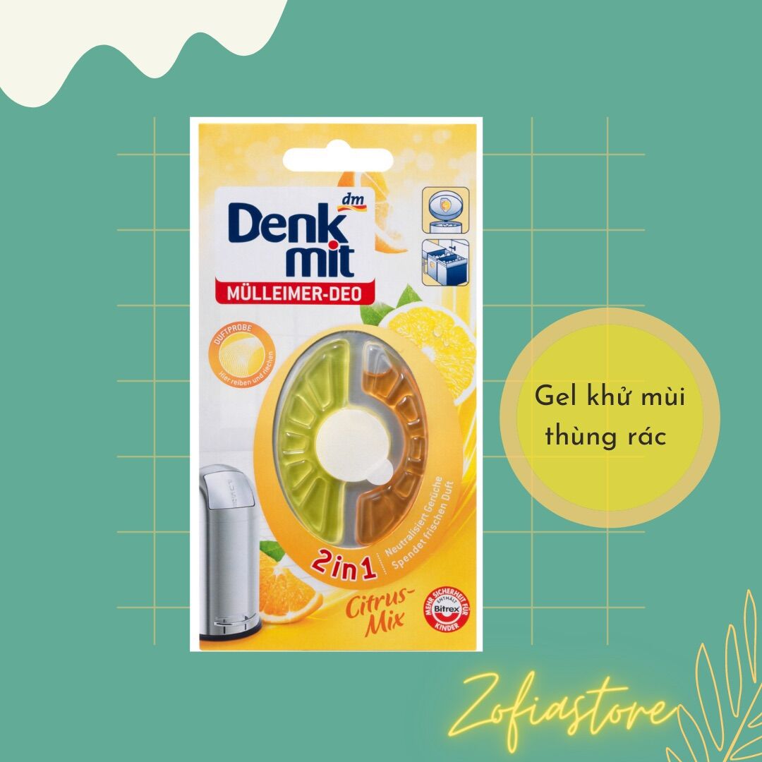 Gel dán khử mùi thùng rác denkmit