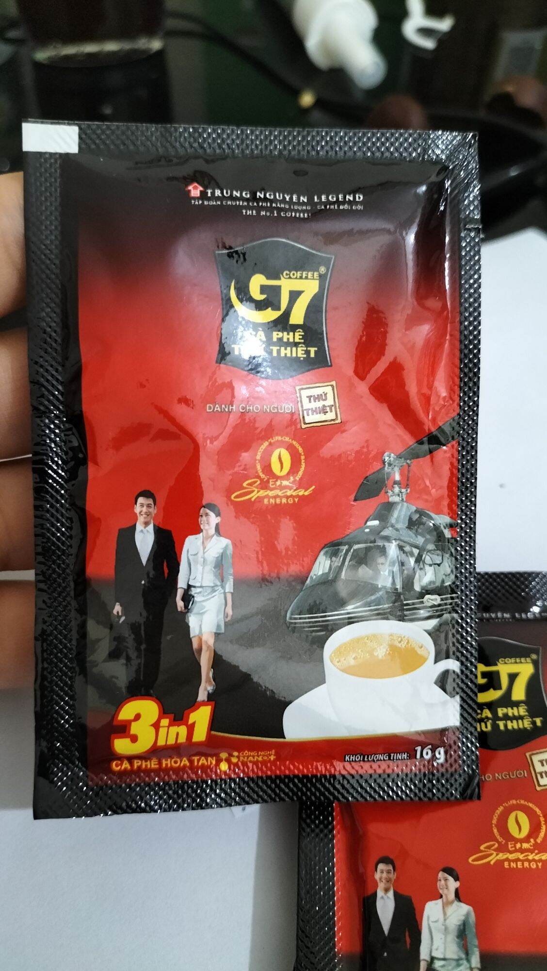 [Chính hãng combo 45 gói] Gói lẻ Cafe Hòa Tan Trung Nguyên, G7, thơm ngon, tỉnh táo