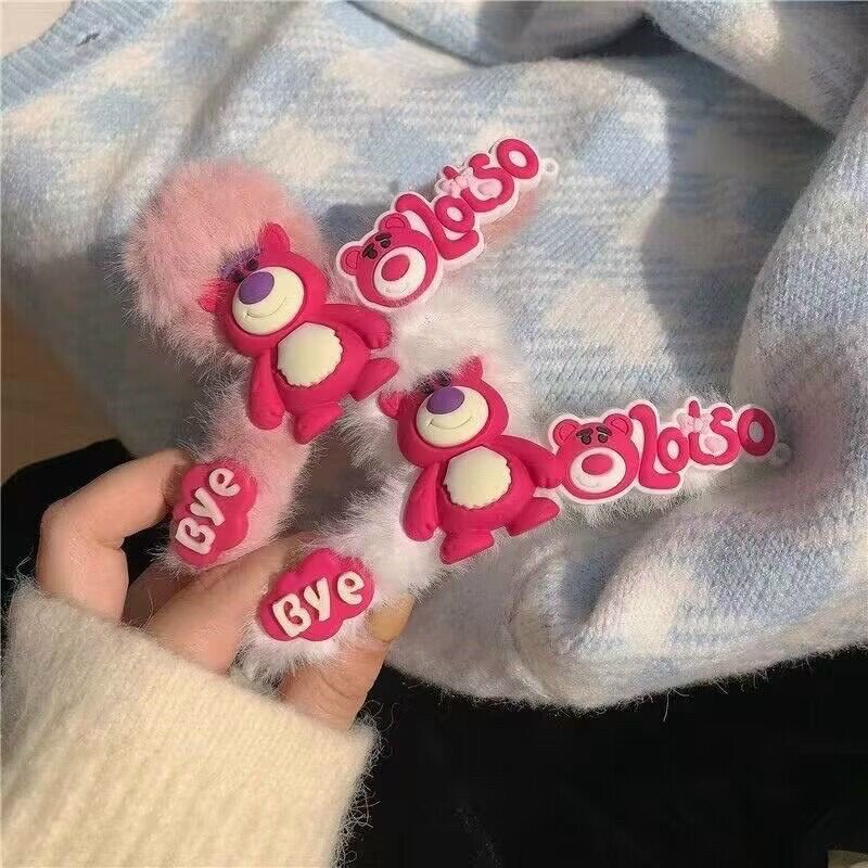Kẹp tóc lông gấu dâu LOTSO