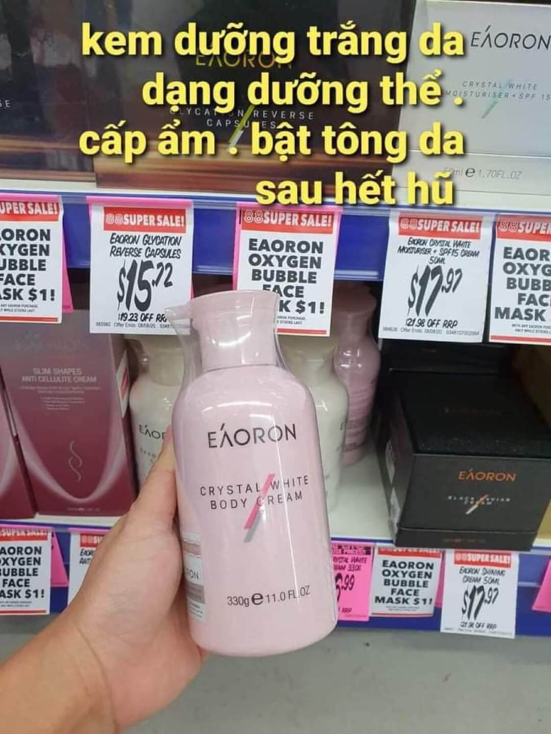 Kem trắng da Eaoron body