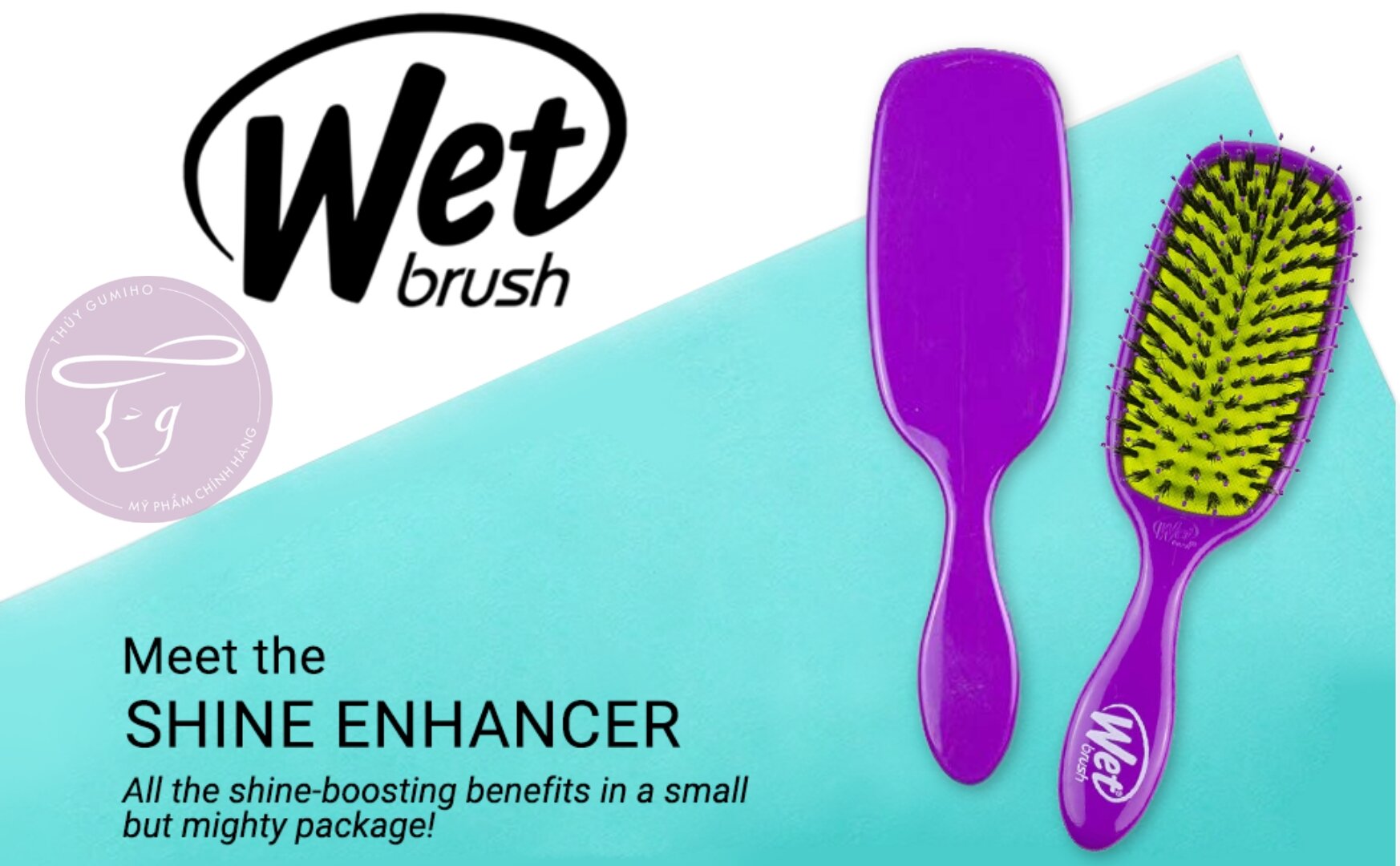 Lược gỡ rối Wet Brush dòng làm bóng tóc Shine Enhancer