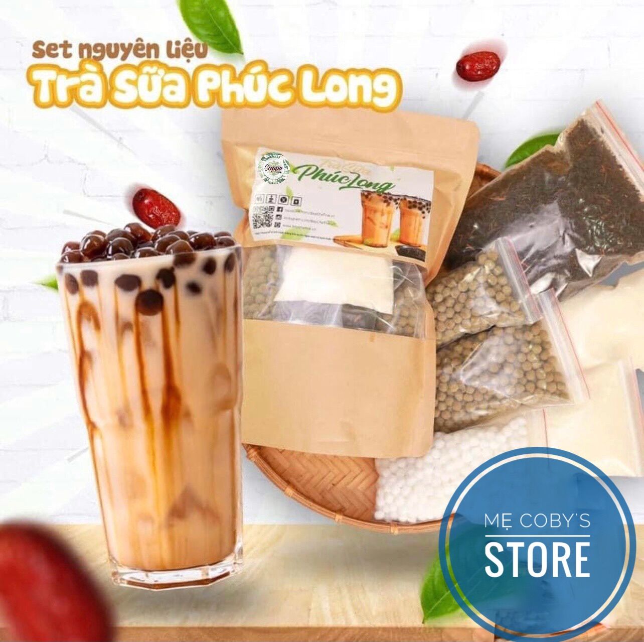 Set trà sữa phúc long