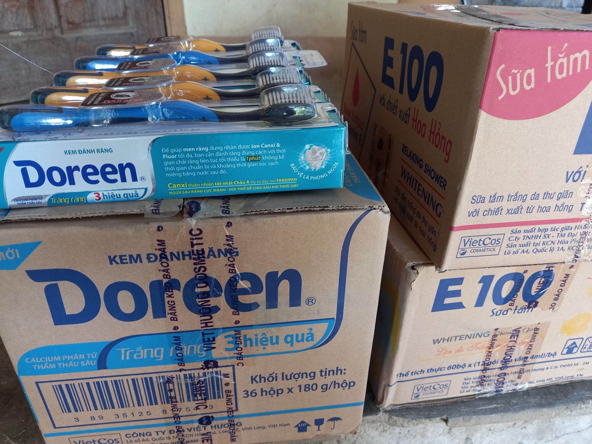 Kem đánh răng Doreen 3 hiệu quả