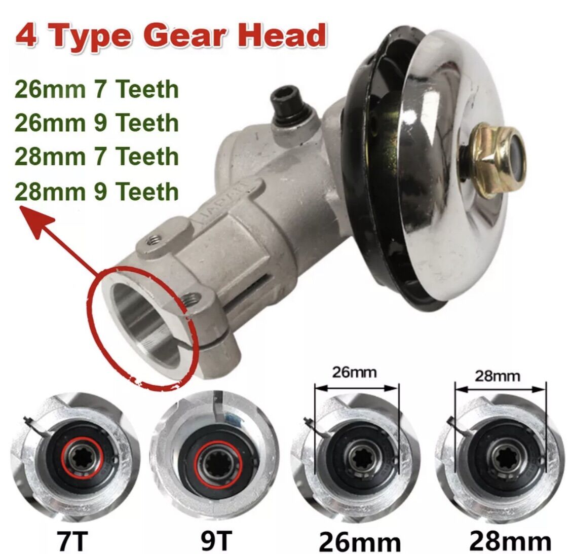 Đầu dao máy cắt cỏ đủ các kích cỡ
