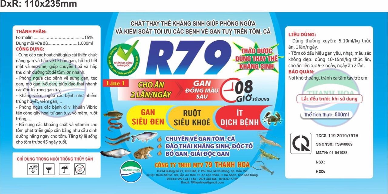 R79 gan tôm siêu đen tuột siêu khỏe tôm siêu sung sức