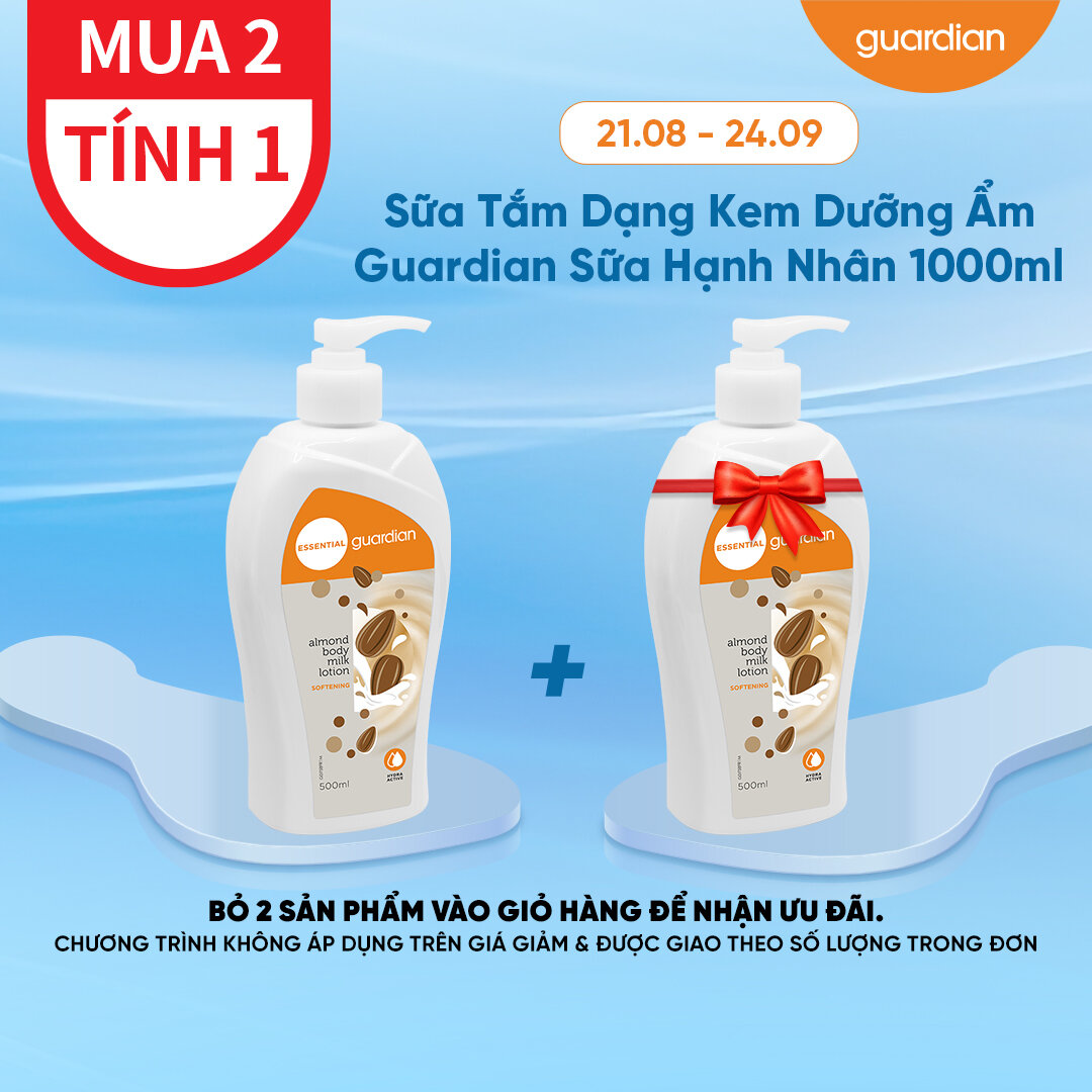 Guardian Essential Almond Milk Moisturising Shower Cream