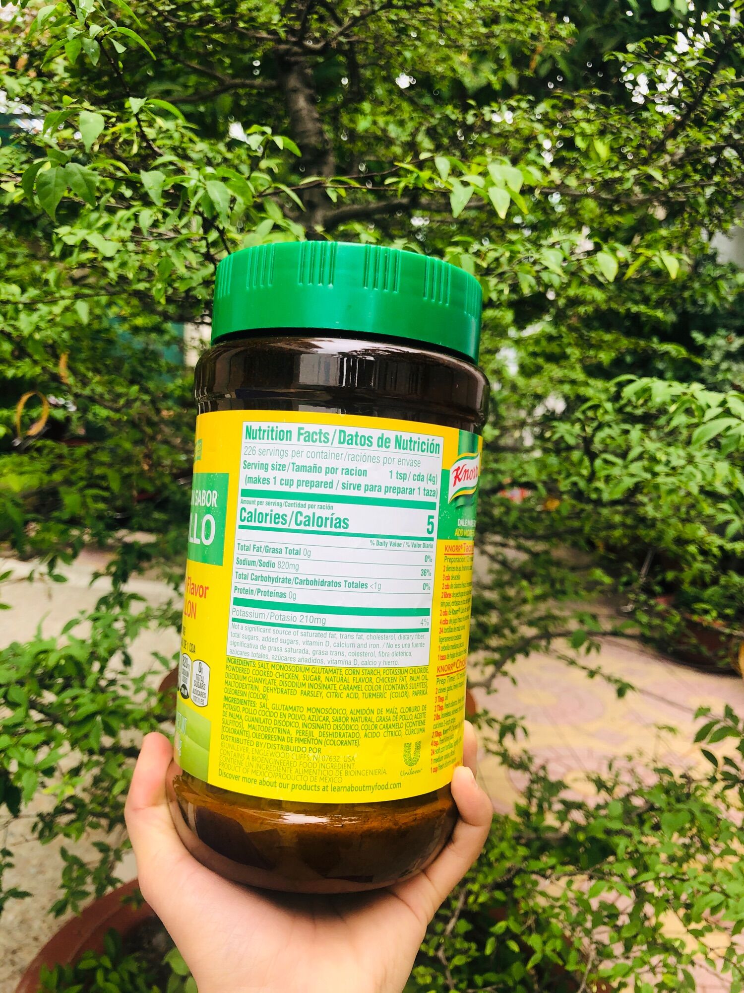 Hạt nêm Knorr vị Gà của Mỹ