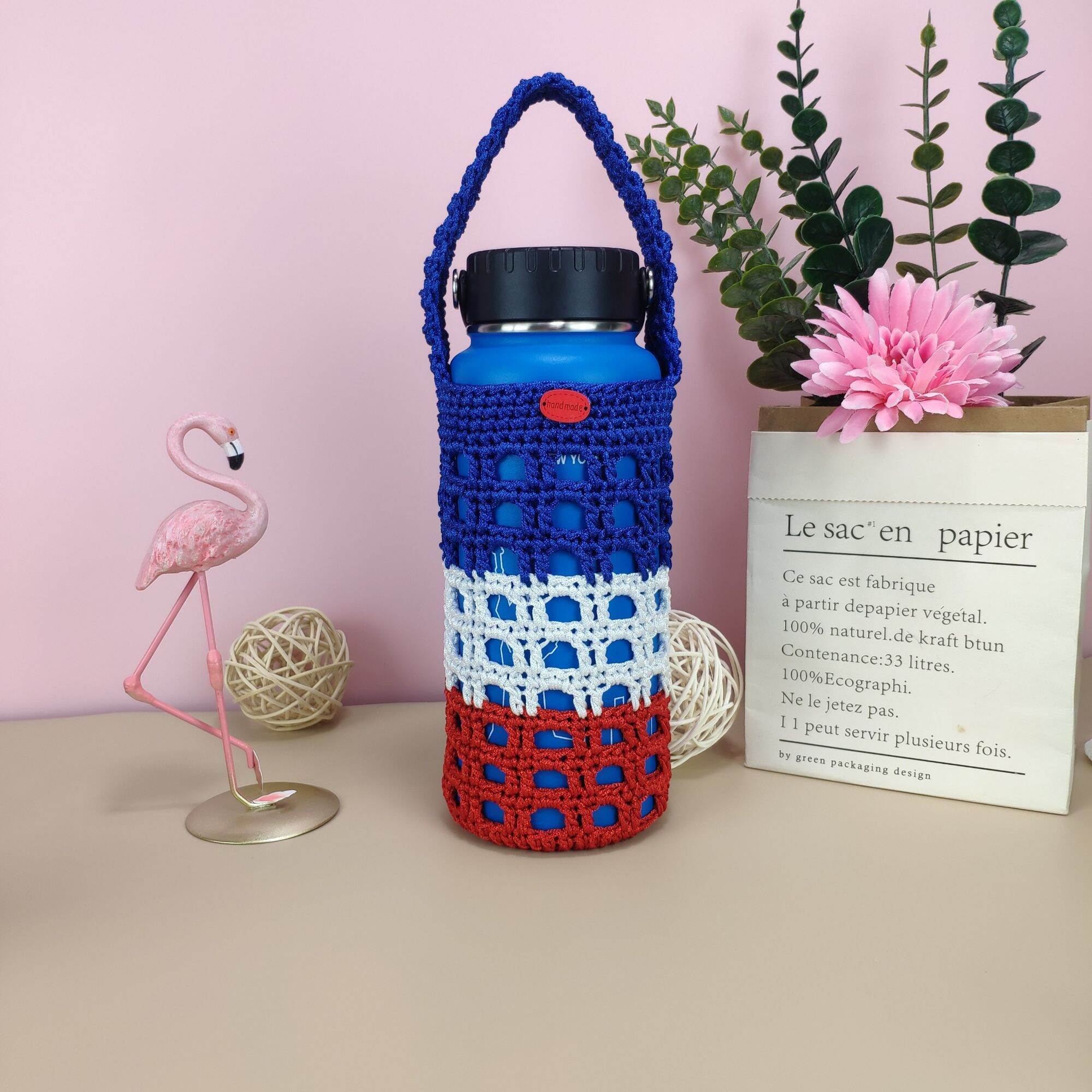 Túi đựng bình giữ nhiệt handmade,size 880ml,nhiều màu