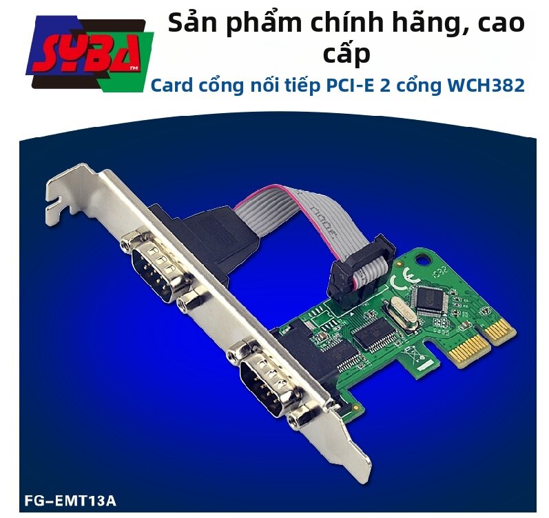 PCI-E to COM Port Expansion Card 2 Ports 9 Pin Giá 397,000 Đồng*Miễn phí vận chuyển