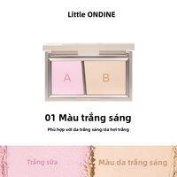 LITTLE ONDINE | Phấn Nén Kiểm Soát Dầu & Làm Sáng Hai Màu