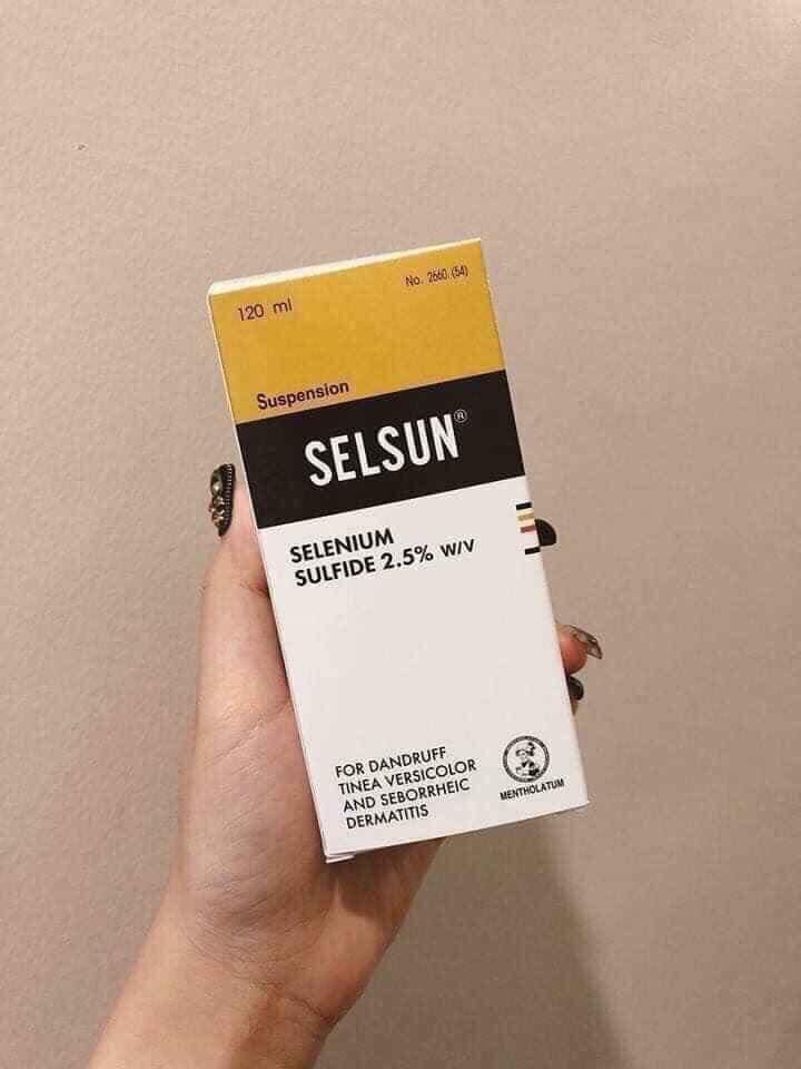 Dầu gội đánh bay gầu SELSUN cực tốt của thái chai 120ml