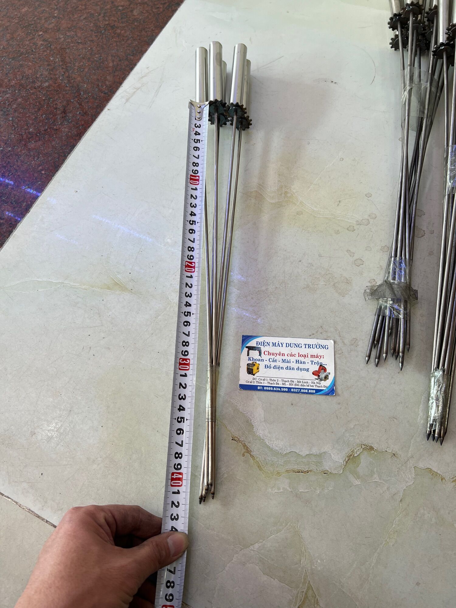 Combo 10 xiên nướng thịt dùng cho máy nướng