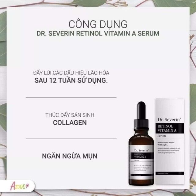 Tinh chất Dr Severin Vitamin A Retinol 50ml