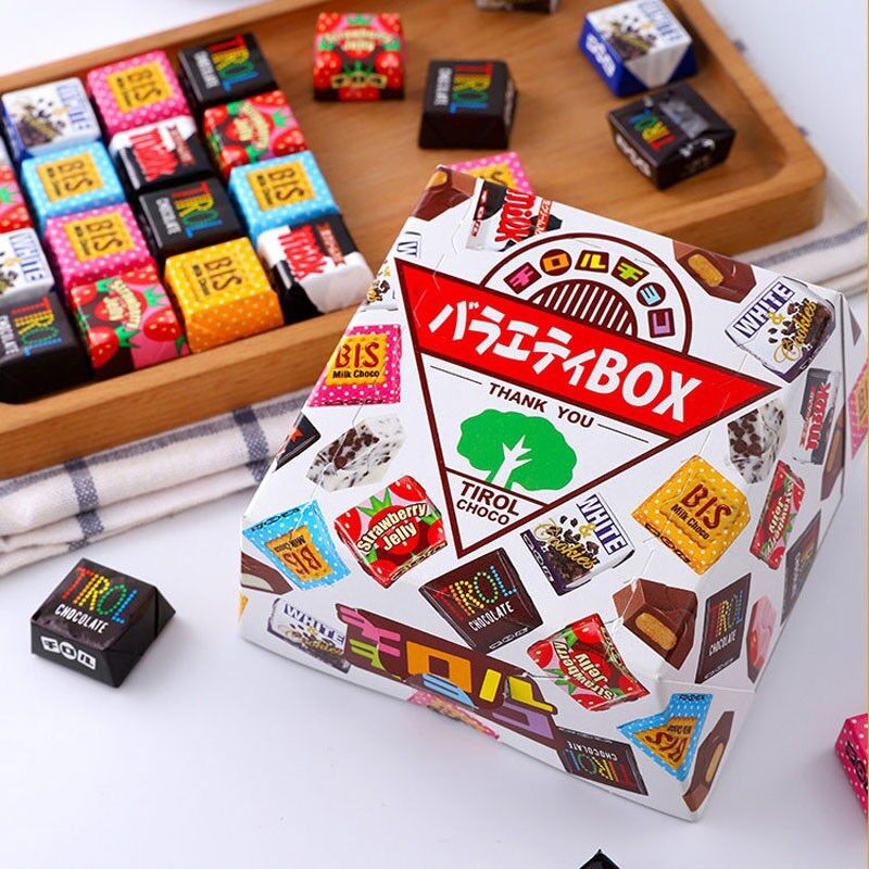 Kẹo socola tirol tổng hợp nhật hộp 25 viên
